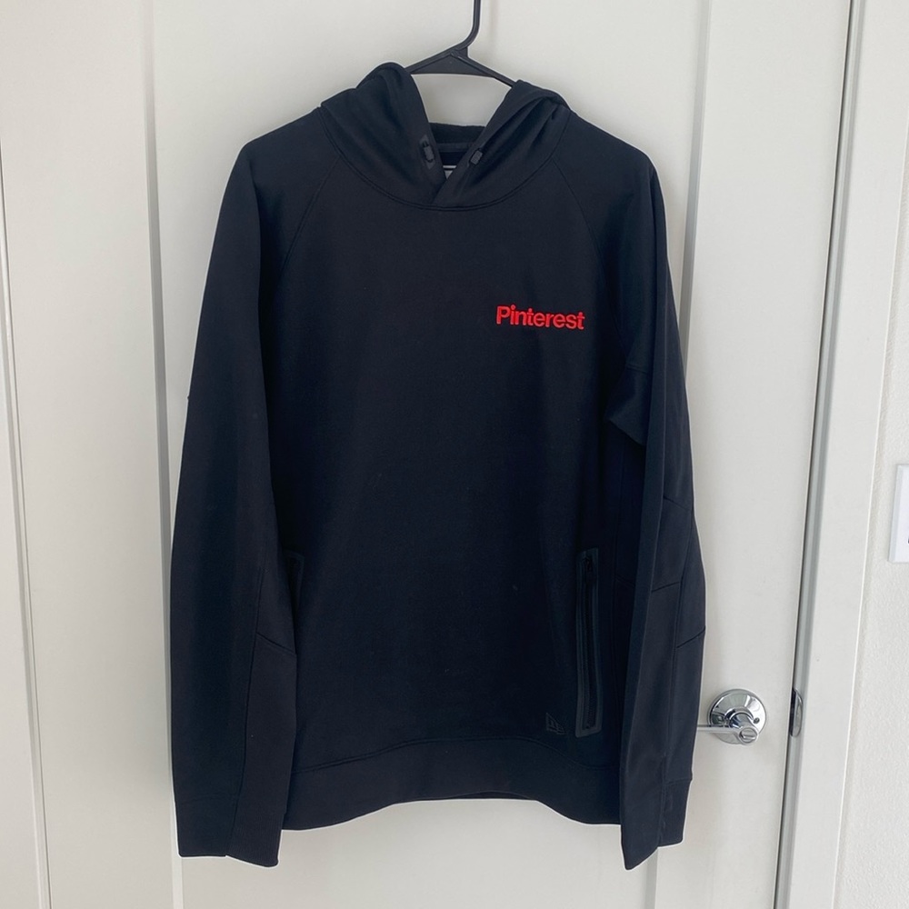 Pinterest Black New Era Hoodie Sweatshirt